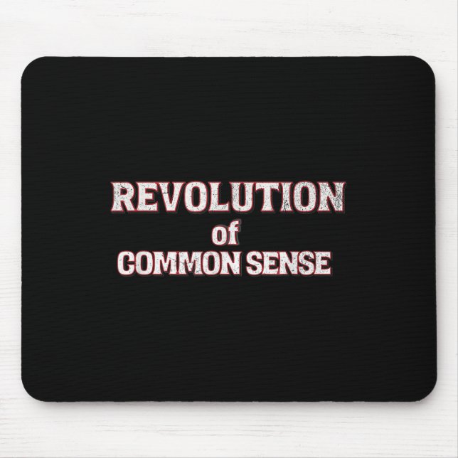 Mousepad Revolução Do Texto De Senso Comum Trump 45-47 (Frente)
