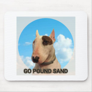 Mousepad Rex A tevê Terrier vai tapete do rato da areia da