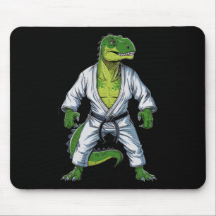 Mousepad Rex Dinossauro Artes Marciais Artista Marcial Jiu-