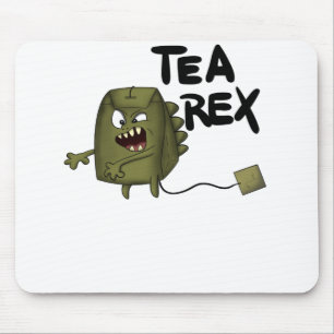 Mousepad rex do chá, dinossauro engraçado