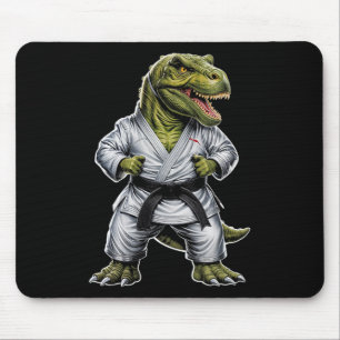 Mousepad Rex Martial Arts Dinossaur Karate Jiu-jitsu Ninja