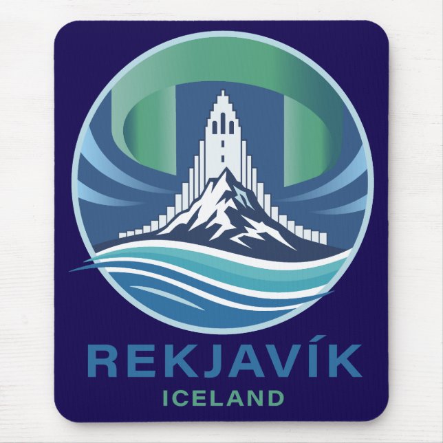Mousepad Reykjavik Iceland Europe (Frente)