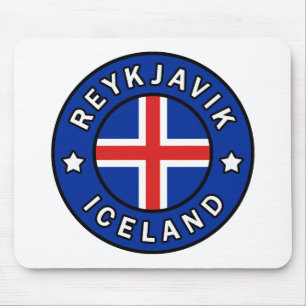Mousepad Reykjavik Islândia