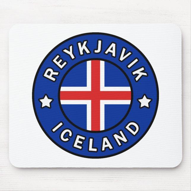 Mousepad Reykjavik Islândia (Frente)