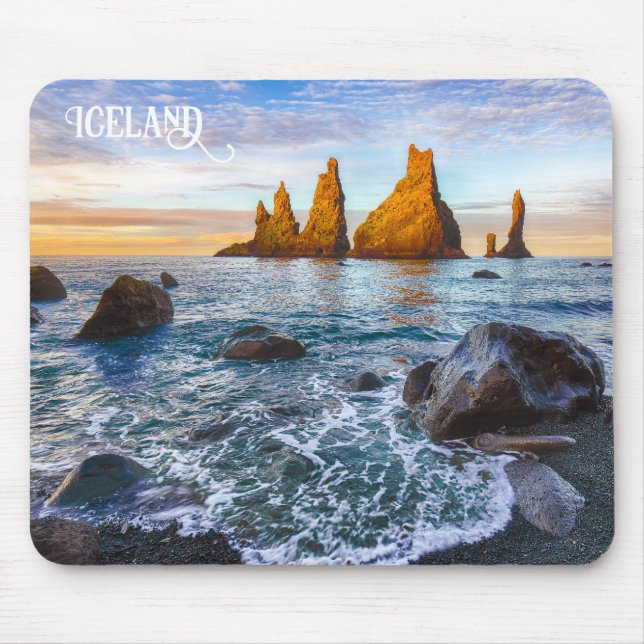 Mousepad Reynisfjara Beach, Islândia (Frente)