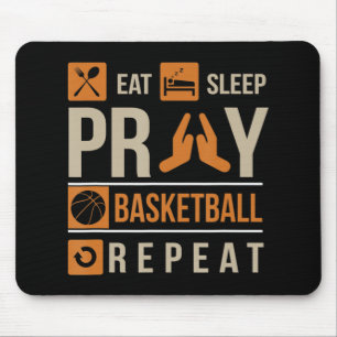 Mousepad Reze Atleta Católica para Rezar para Dormir