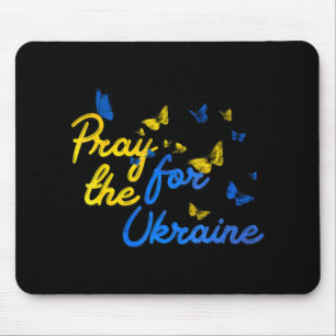 Mousepad Reze Pela Ucrânia Borboleta Ucrânia Em Pé De Ukra