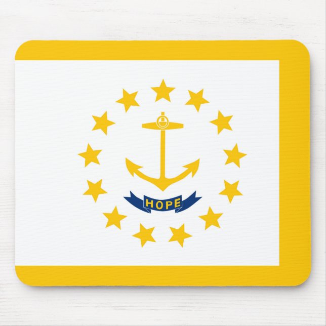 Mousepad Rhode Island State Flag Design (Frente)