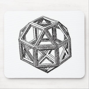 Mousepad Rhombicuboctahedron, Leonardo da Vinci