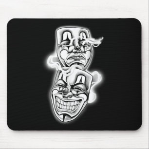 Mousepad Ria Agora Chore Mais Tarde Chicano Tattoo Flash