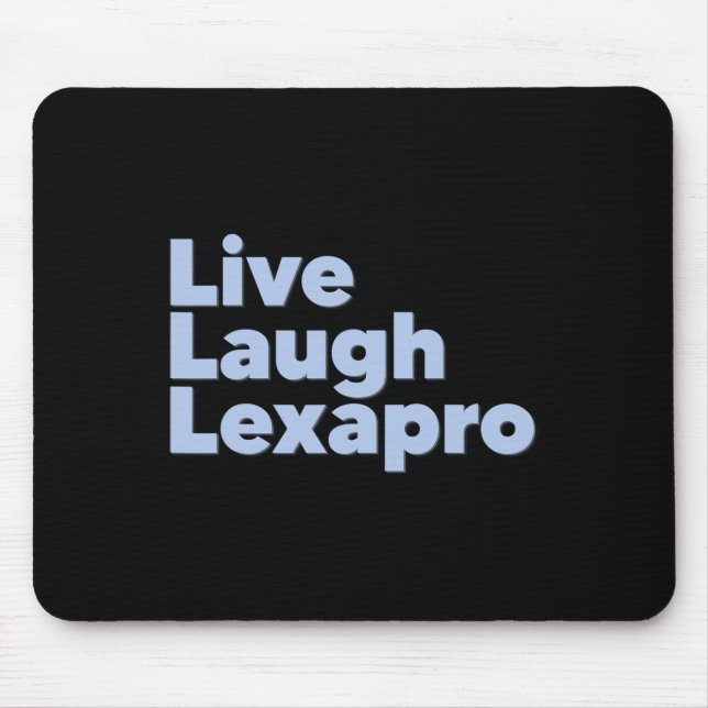 Mousepad Ria Lexapro Sensibilização para o Suicídio da Saúd (Frente)