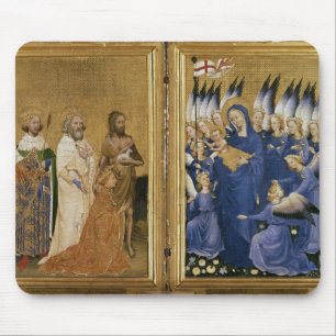 Mousepad Richard II apresentado ao Virgin e à criança