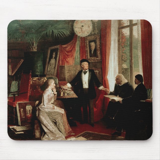 Mousepad Richard Wagner com daught de Franz Liszt e de (Frente)