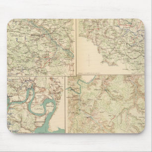 Mousepad Richmond, Petersburgo, Cinco Garfos