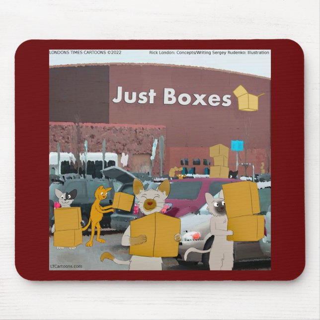 Mousepad Rick London Big Box Stores Para Cats Comic (Frente)