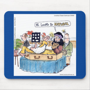Mousepad Rick London Tão Natural Funeral Engraçado Velho Hi