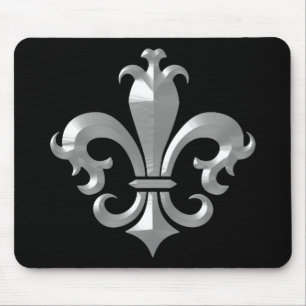 Mousepad Rico Fleur De LIs Santos de Bisel Silver Bevel Cl