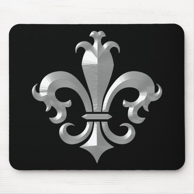 Mousepad Rico Fleur De LIs Santos de Bisel Silver Bevel Clá (Frente)
