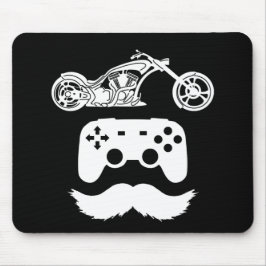 Mousepad Ride.Game.Pai White Graphic (A)