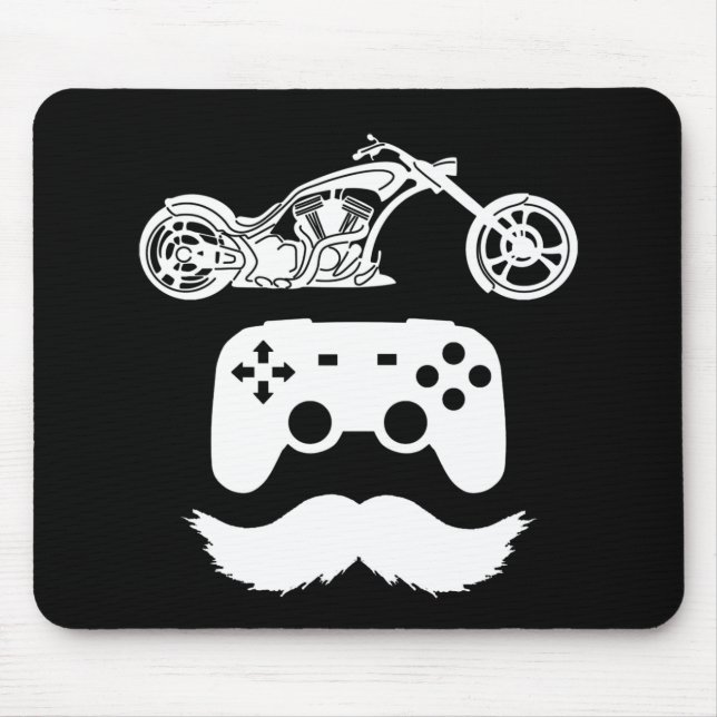 Mousepad Ride.Game.Pai White Graphic (A) (Frente)