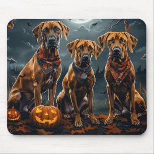 Mousepad Ridgeback Ridgeback Halloween Spooky