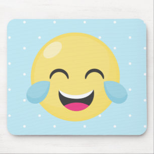 Mousepad Rindo para fora pontos altos de Emoji