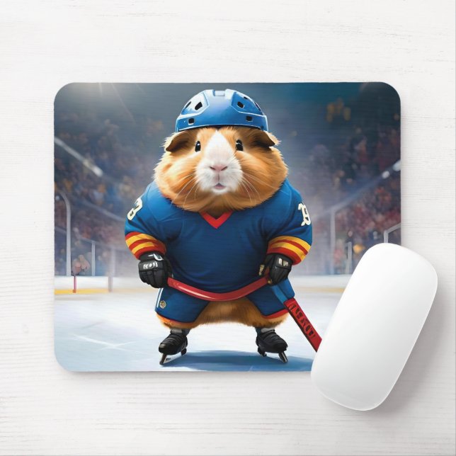 Mousepad Rink Rookie: O Porco do Hóquei no Gelo (Com mouse)