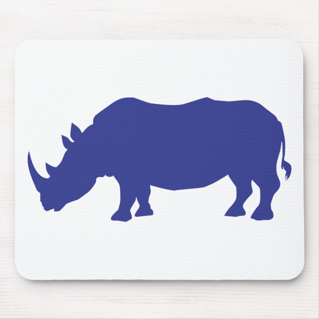 Mousepad Rinoceronte Silhouette (Frente)