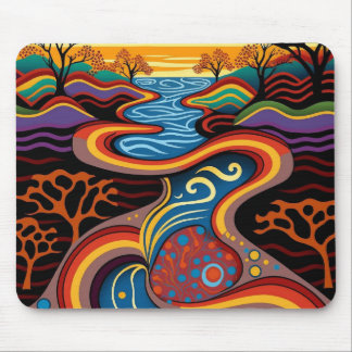 Mousepad Rio, aborígene, tempo de sonho.