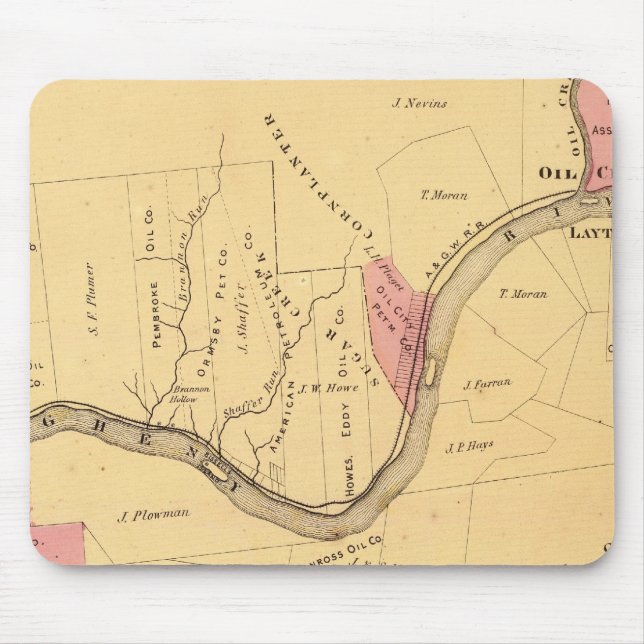 Mousepad Rio Allegheny, PA (Frente)