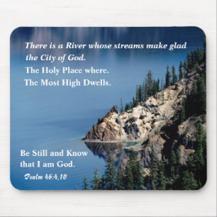 Mousepad Rio Azul de Deus Mousepad.