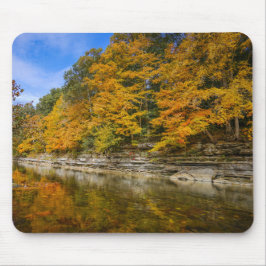 Mousepad Rio azul no outono
