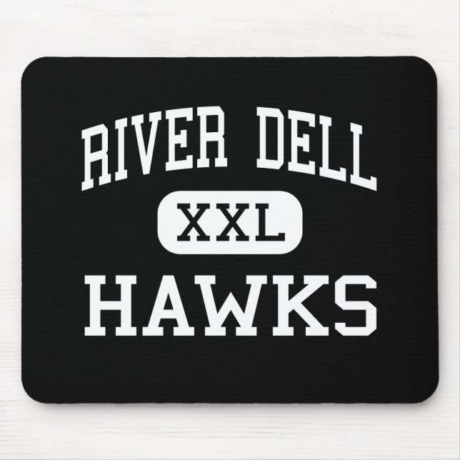 Mousepad Rio Dell - falcões - alto - Oradell New-jersey (Frente)