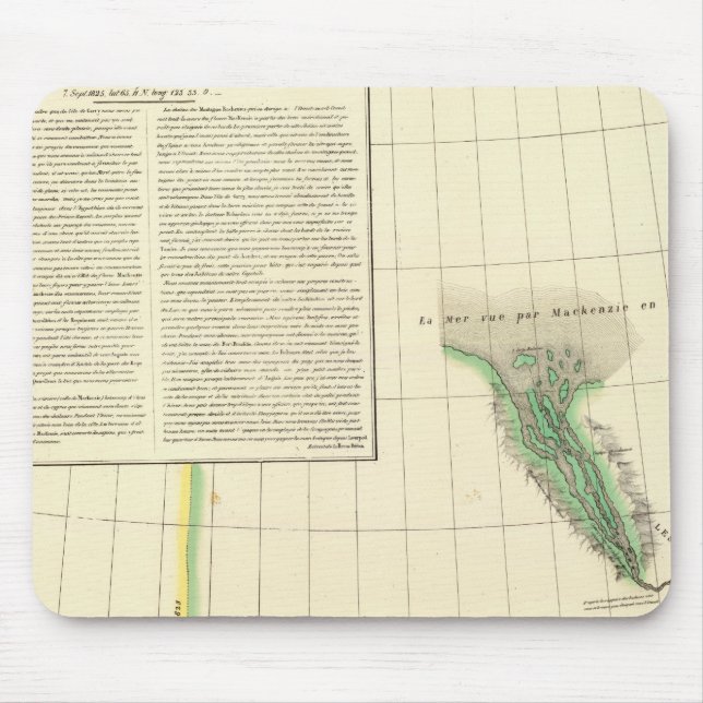 Mousepad Rio Mackenzie, Yukon (Frente)