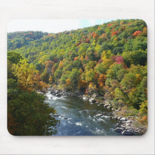 Mousepad Rio Ohiopyle no outono II do outono do outono de P