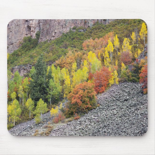 Mousepad Rio Provo e árvores de álamo (Frente)