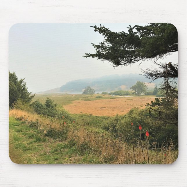 Mousepad Rio Trail em Cape Blanco, Oregon Costa (Frente)