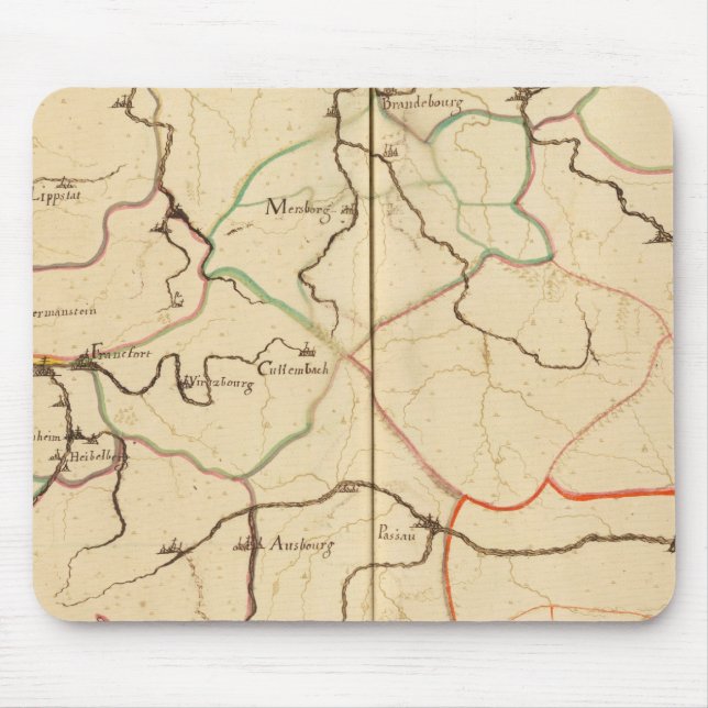 Mousepad Rios e Vales da Alemanha (Frente)