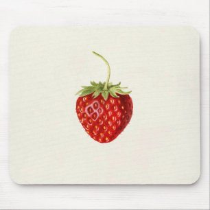 Mousepad Ripe Red Strawberry (por Louis C. Krieger)