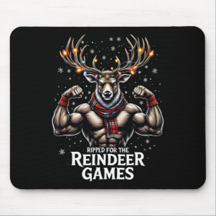 Mousepad Ripped For The Games Engraçado Workout R
