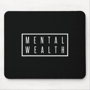 Mousepad Riqueza, Cuidados Mentais De Saúde Para Homens E M