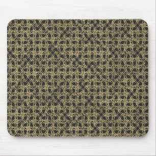 Mousepad Riscar Ouro Glamour Moderno Dourado