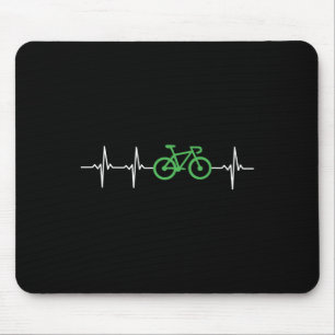 Mousepad Ritmo Sinusal da Bicicleta Batimento Cardíaco Amor
