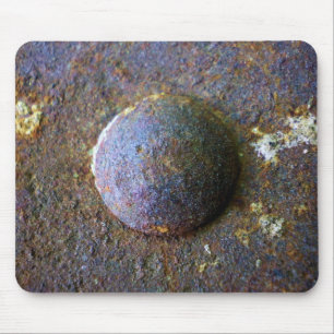 Mousepad Rivet Industrial de Aço Rusty