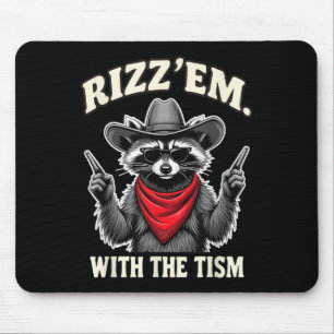 Mousepad Rizz Em Com O Tismo Engraçado Consciência Do Autis