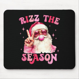 Mousepad Rizz Os Papais noeis Da Época Goma De Bolha Rosa R