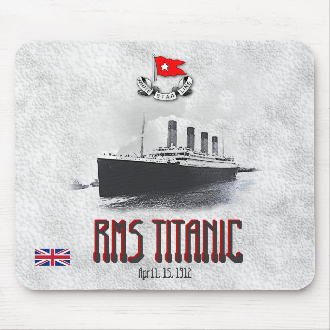 Mousepad RMS titânico (Frente)