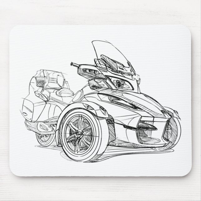 Mousepad Roadster 2010 de CanAm Spyder RT (Frente)