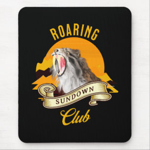 Mousepad Roaring Sundown Club Sabertooth Tiger