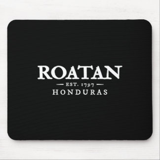 Mousepad Roatan Honduras Lembrança Letra Masculina Férias